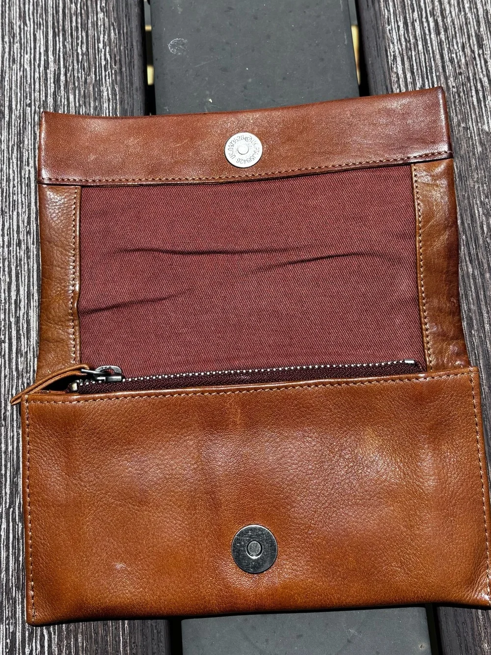 latico Cognac Leather Wallet
